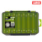 Samolla Tackle Box Double-Sided Compact Fishing Storage for Lures & Baits