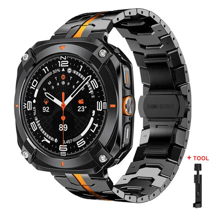 Watch Strap for Samsung Galaxy Ultra 47mm Metal Band Case Luxury