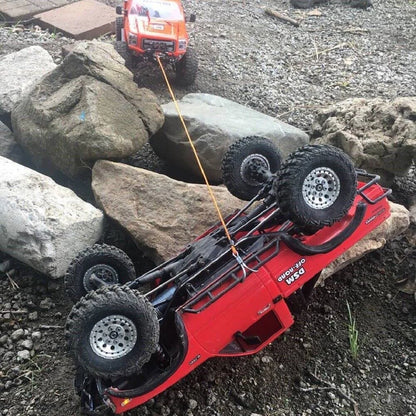 1/10 Kinetic Winch Strap RC Crawler Hook Rescue Trailer Elastic Rope