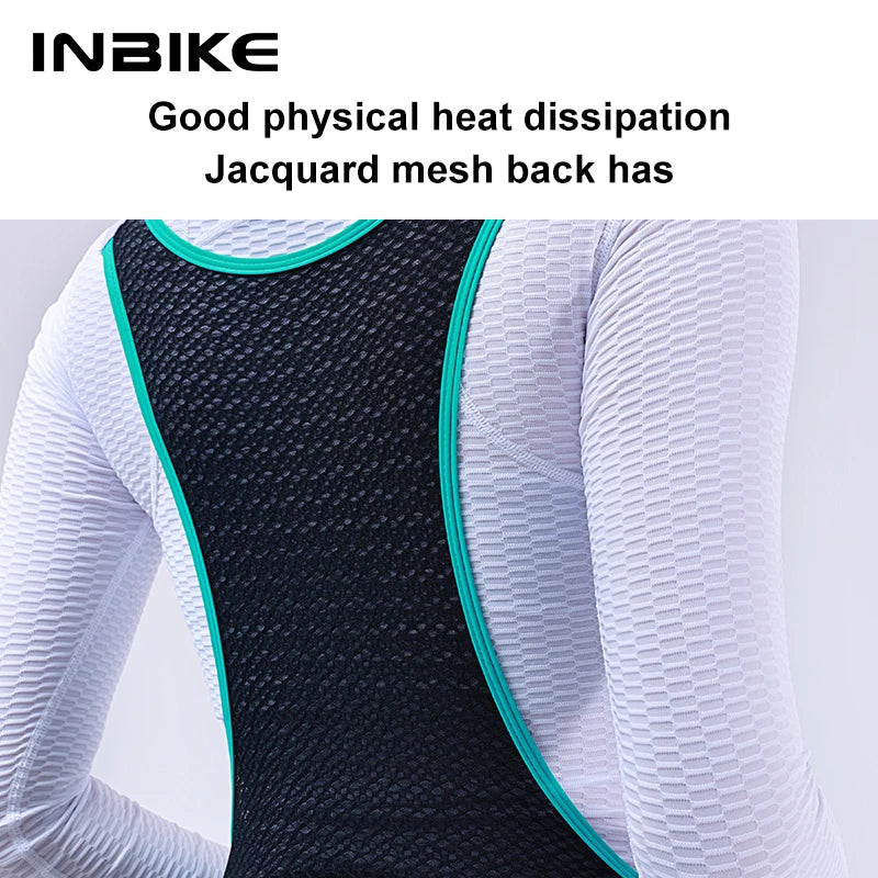 INBIKE Womens Winter Cycling Bib Tights Thermal Fleece 3D Padded Road Bike
