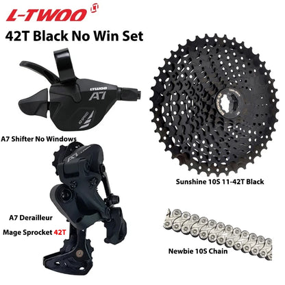 LTWOO A7 1x10 MTB Drivetrain Kit Shifter Rear Derailleur Cassette Chain - EXPROTAS