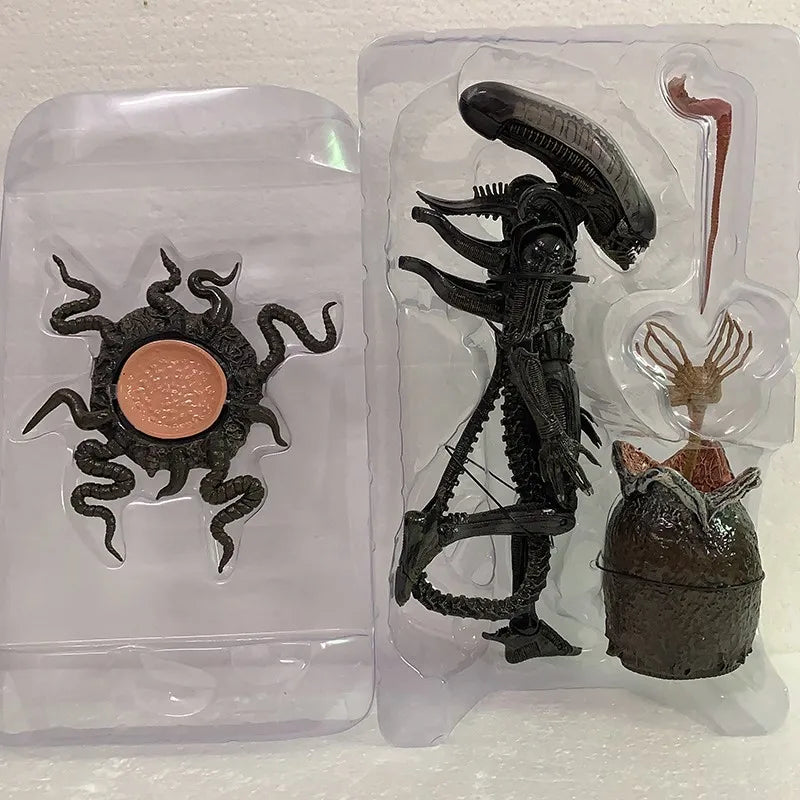 NECA Alien Big Chap Figure 40th Anniversary Predator Egg Facehugger Model Toy