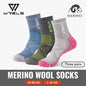 3 Pairs Merino Wool Socks Thermal Thick Hiking Socks for Men & Women
