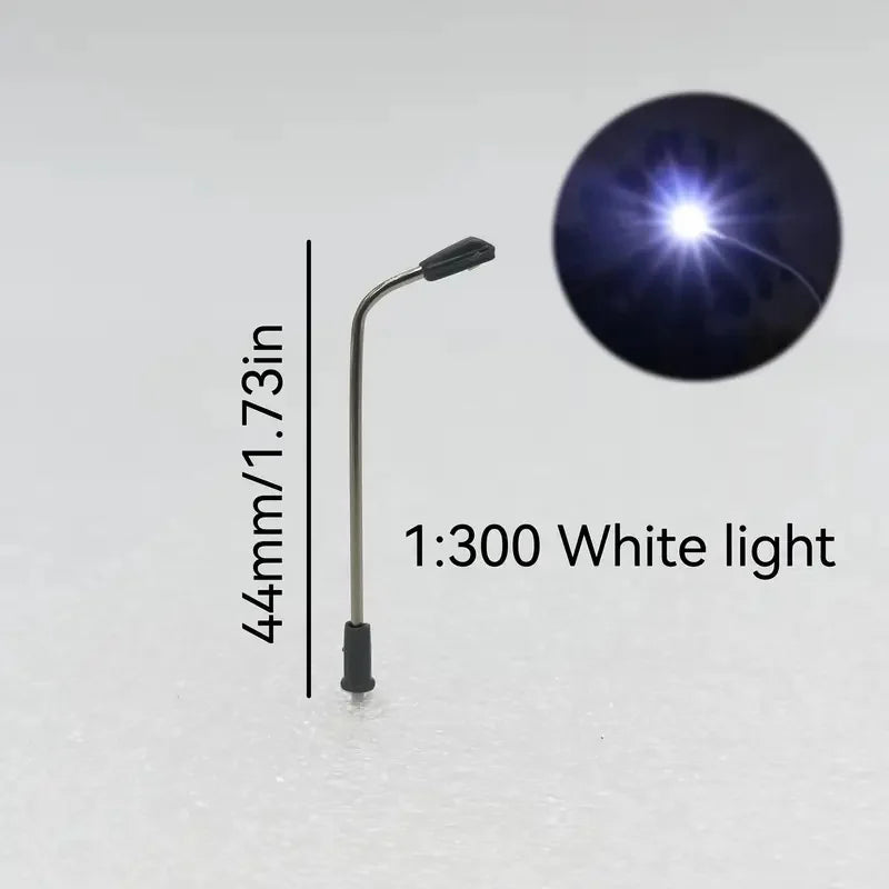 5PCS Miniature Street Lamp LED Model 3V Road Light for Diorama Layout