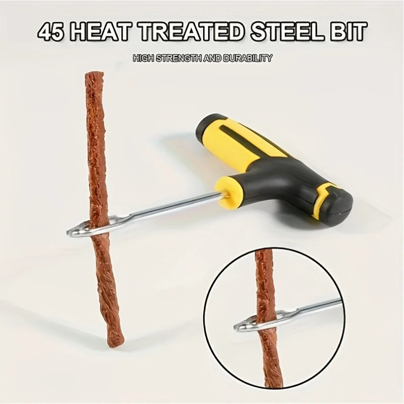 Portable Flat Tire Repair Rubber Cement Multi-Tool for Roadside Use