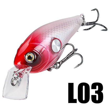 SeaKnight SK003 10g 55mm Crankbait Lure, Floating Deep Diving Wobbler for Saltwater Fishing
