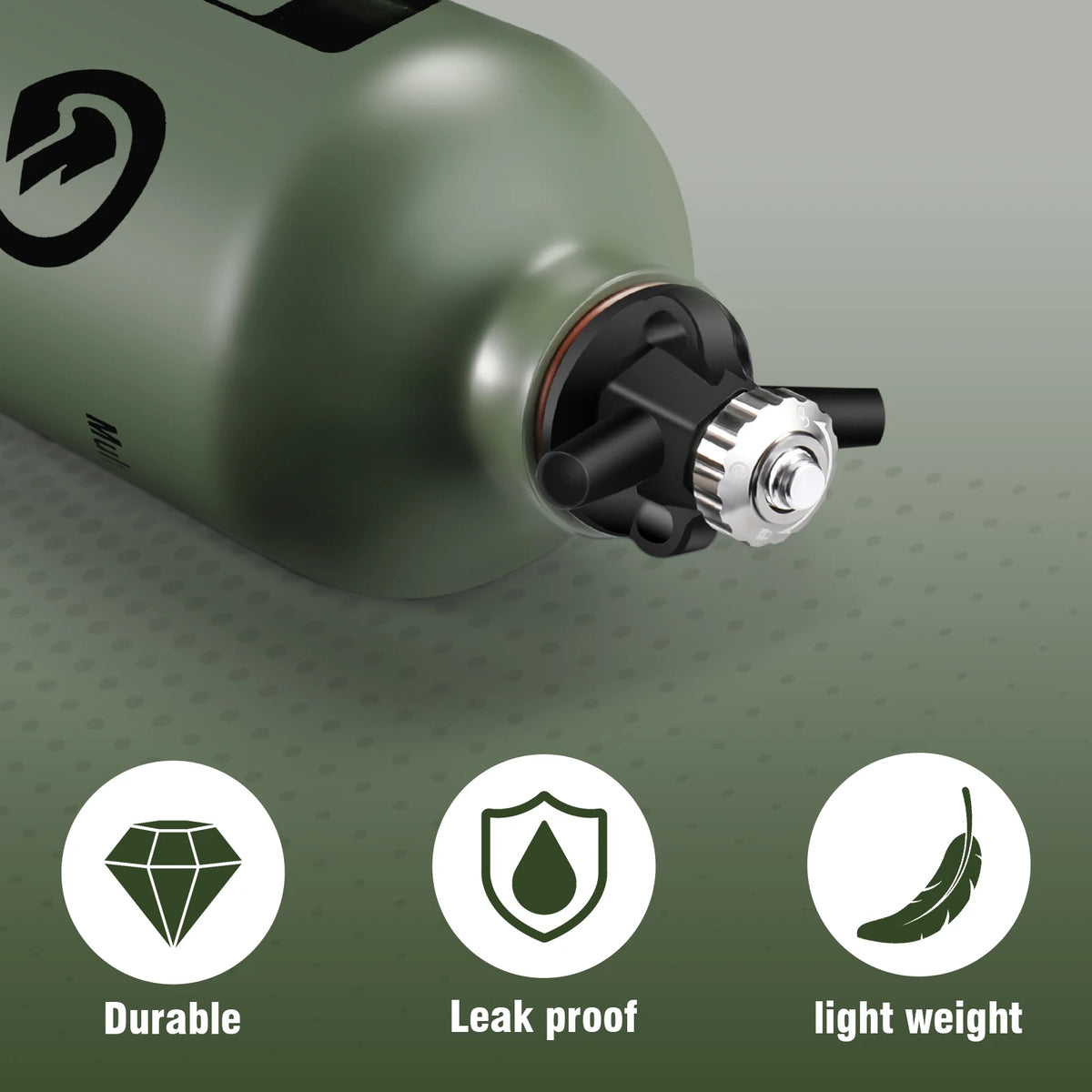 Safety Valve Liquid Fuel Bottle 1L Outdoor Camping Water Bucket Campeak
