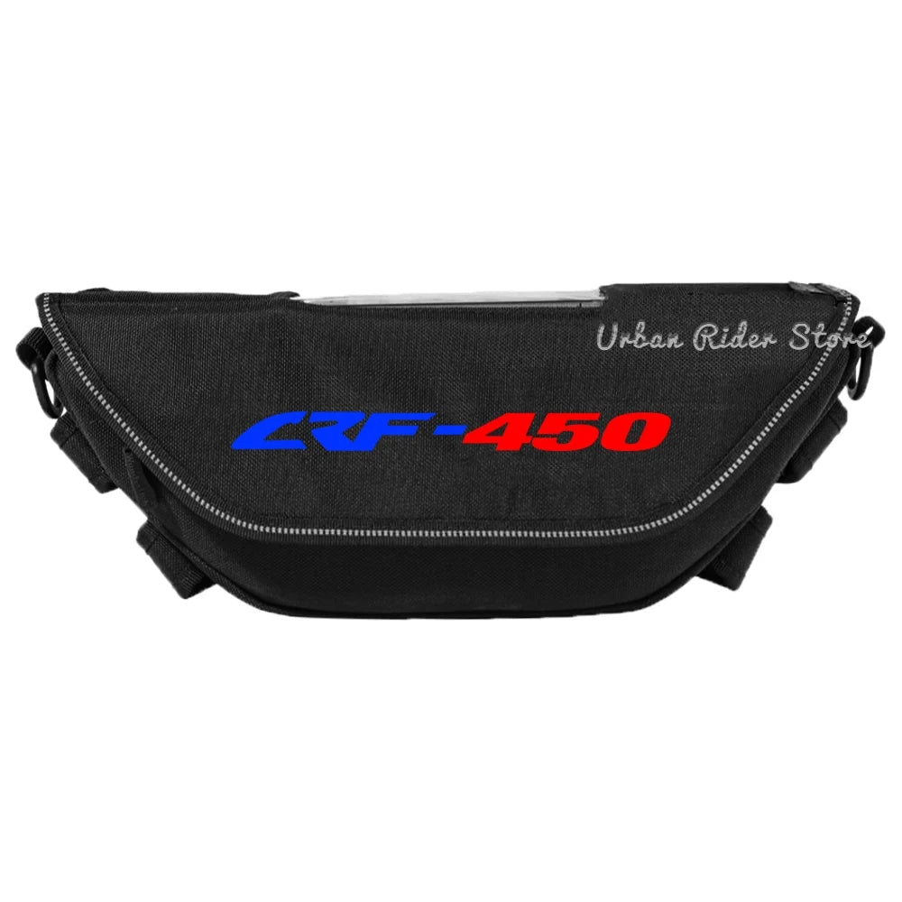 Waterproof Motorcycle Handlebar Travel Storage Bag for Honda CRF450R/CRF450RL