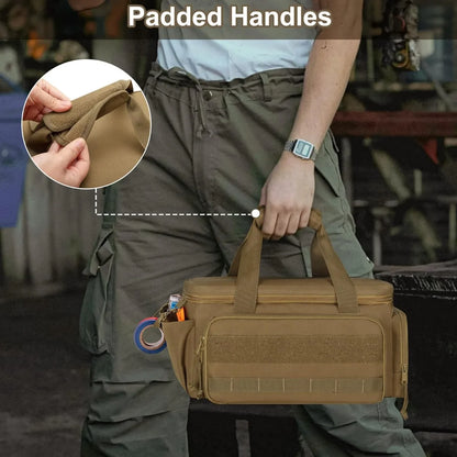 14" Heavy Duty Tool Bag Tactical Work Organizer for Handyman Carpenter