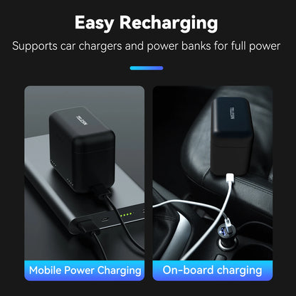 TELESIN Charging Case for Insta360 X3 X4 Dual Charger Hub w/ TF Storage
