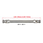 Stainless Steel 5mm Universal Joint Drive Shaft 1/10 RC Crawler SCX10 TRX4