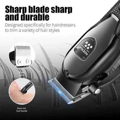 Hair Trimmer Professional Cordless Clippers Electric Beard Shaver 10mm