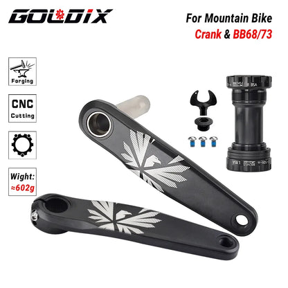 GOLDIX MTB Direct Mount Crankset 0mm Offset 170/175mm for 30–38T Chainring - EXPROTAS