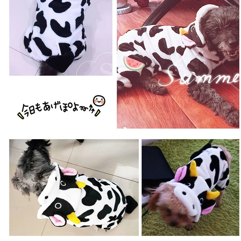 Pet Dog Clothes Warm Fleece Coat for Small Dogs Winter Hoodie Apparel