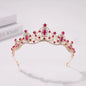 Korean Style Girl Bridal Tiara Hair Accessory for Weddings and Parties