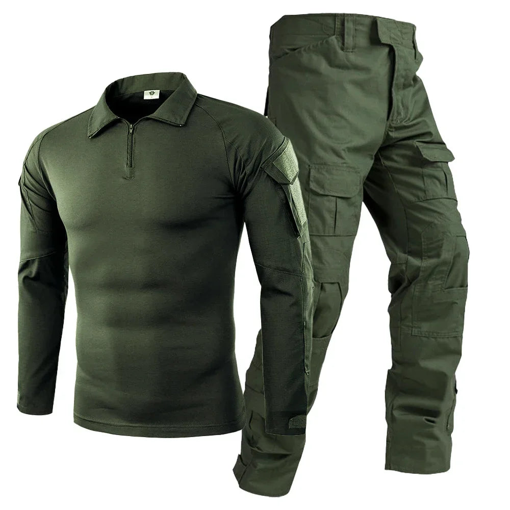 Tactical Uniform Suit Airsoft Hunting Camouflage Pants Shirts Military Clothing