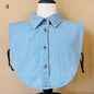 Lace Fake Collar Detachable Women Blouse Lapel Shirt Clothes Accessories