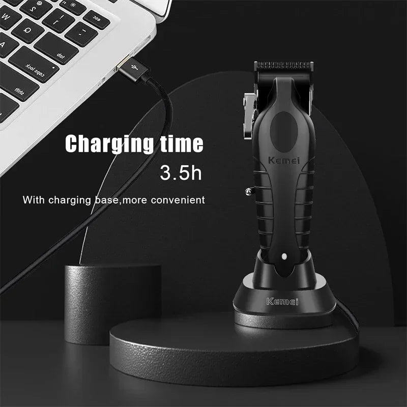 Kemei Professional Hair Clipper Trimmer Cordless Electric Beard Shaver