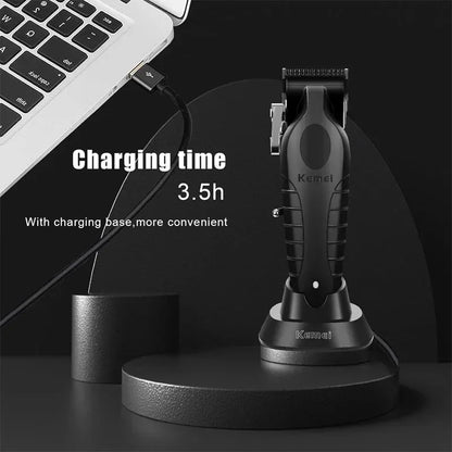 Kemei Professional Hair Clipper Trimmer Cordless Electric Beard Shaver
