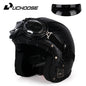 Uchoose Retro Motorcycle Helmet Open Face Chopper ABS Material Vintage