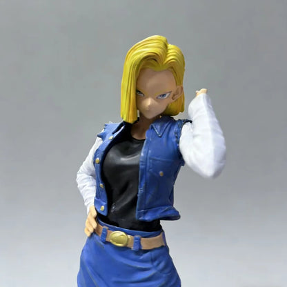 26cm Dragon Ball Z Android 18 Figure PVC Anime Action Statue Model Toy