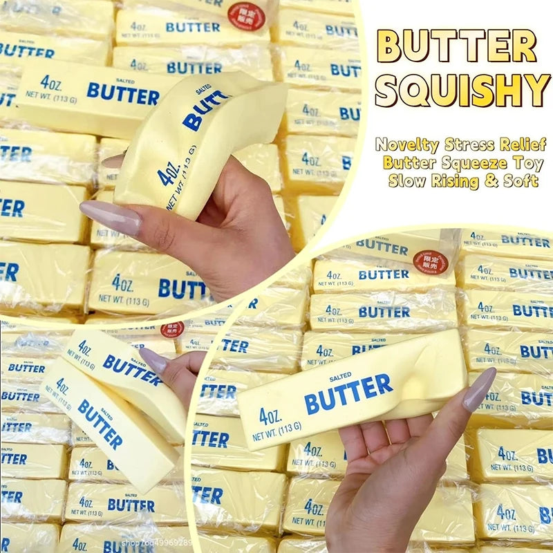Squishy Butter Stick Fidget Toy Stress Relief Slow Rising Squeeze Ball