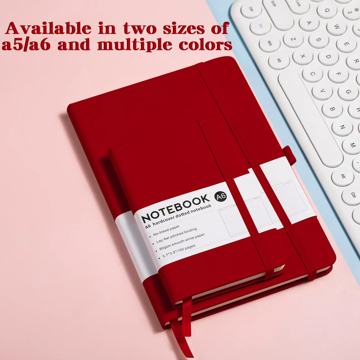A5 Notebook Note Pad Lined Journal Diary Hardback Ruled Notepad School Supplies
