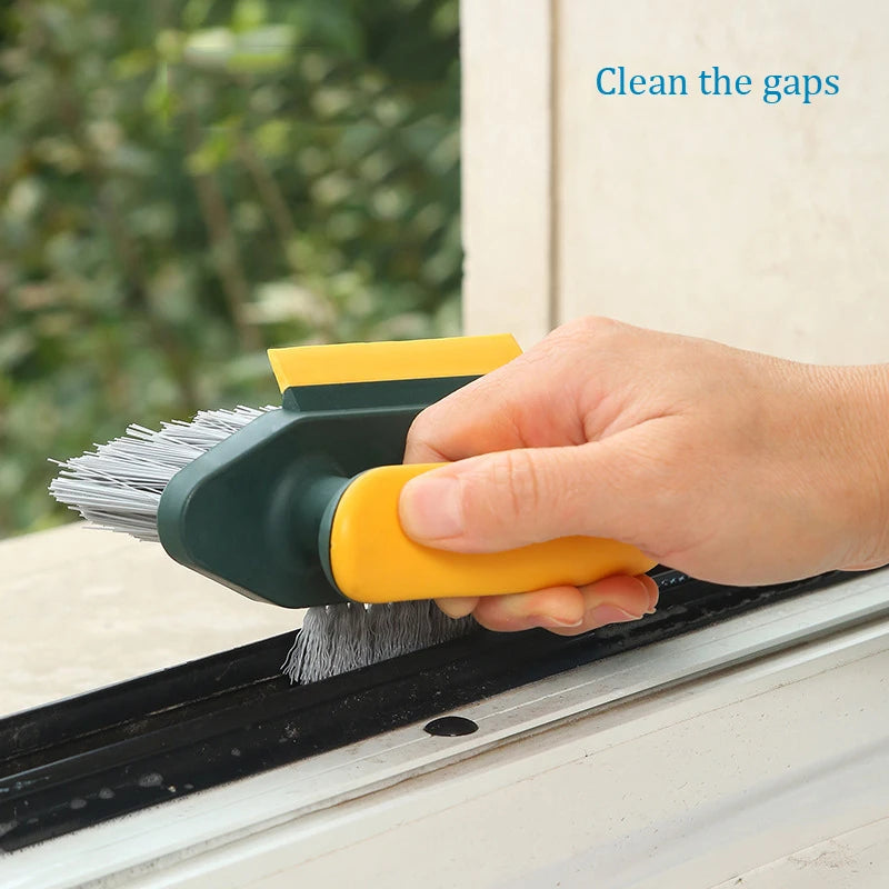 Brush Crevice Brush Cleaning Scraper Floor Bathroom Tile Corner Seam Tool