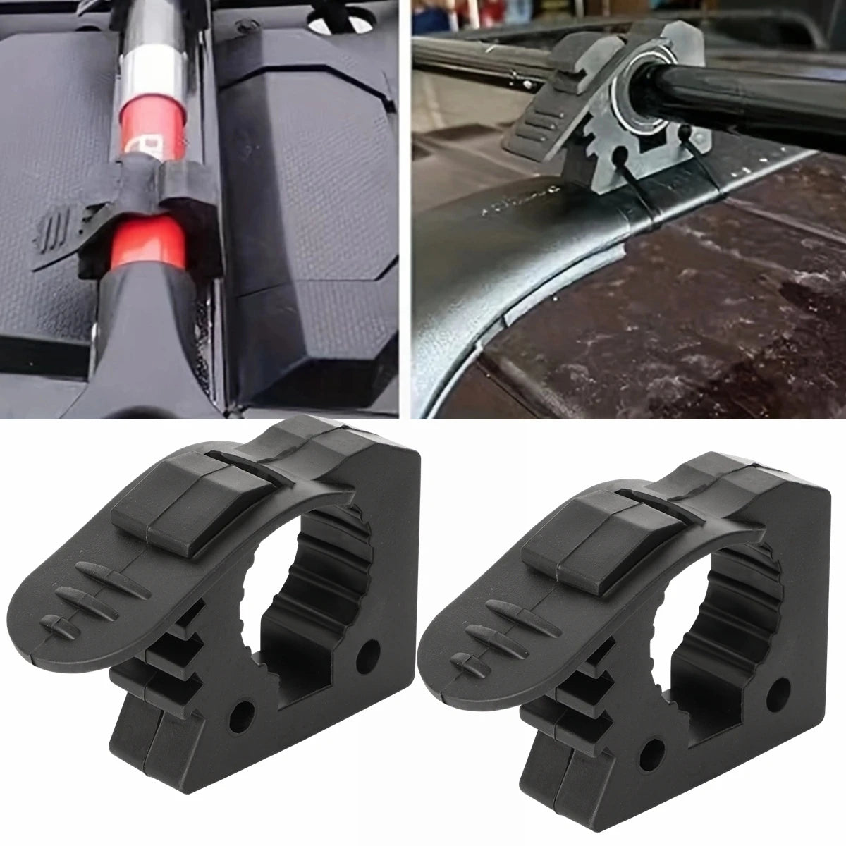 Quick Release Rubber Clamp Mount for UTV ATV Truck Boat Motorcycle Tool