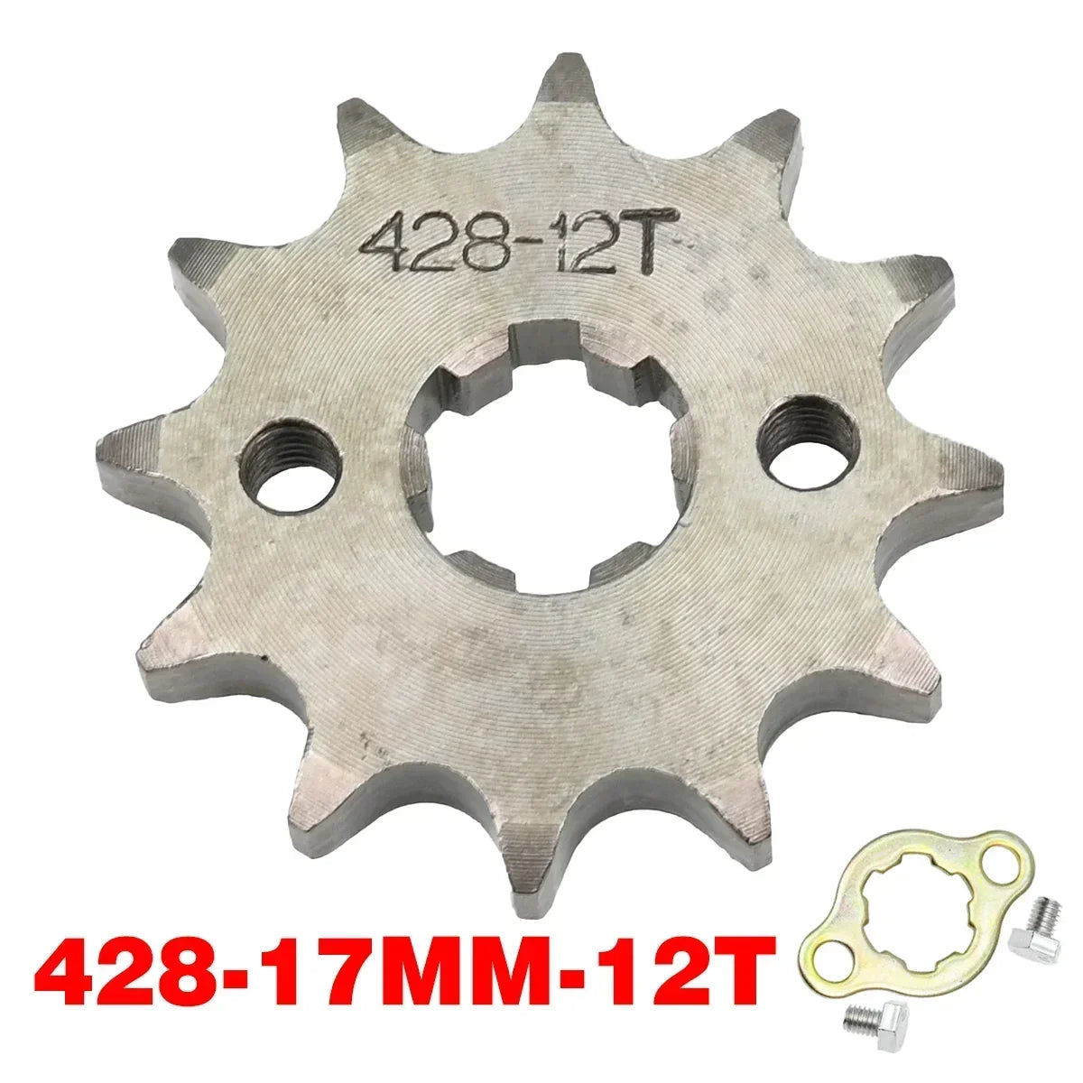Chain 428# 17mm 20MM 10t 11T 12t 13T 14T 15t 16t 17T 18t 19T Motorcycle Sprocket