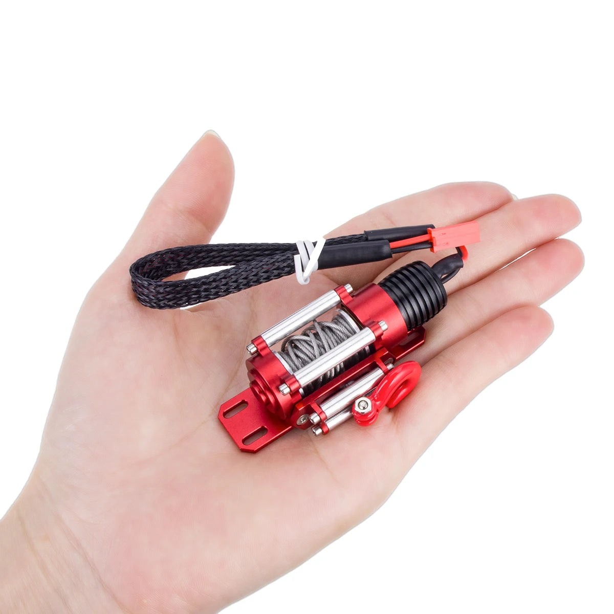 1/10 RC Crawler Car Metal Wired Automatic Simulated Winch for TRX4 SCX10