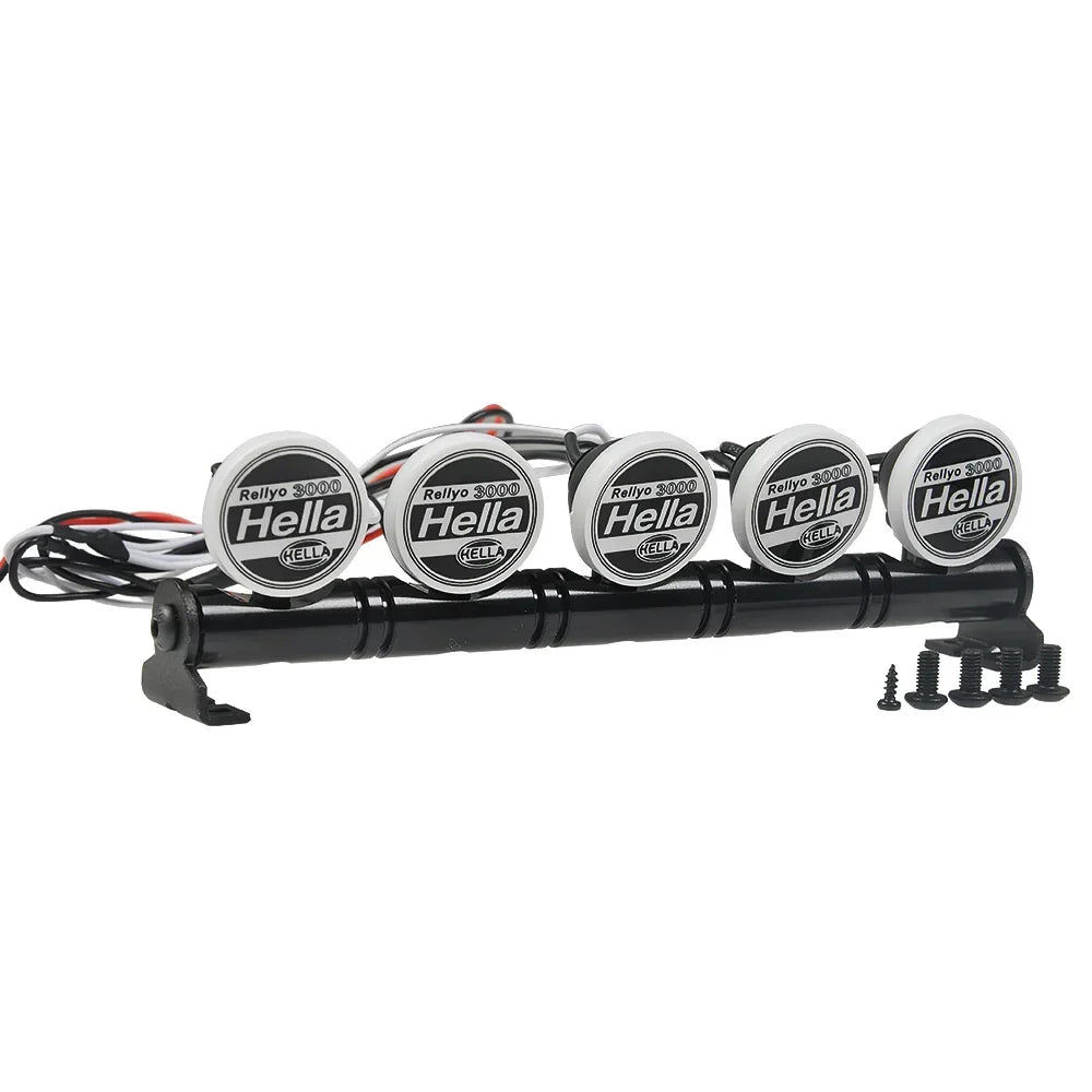 LED Light Roof Lamp Bar for 1/10 RC Crawler TRX4 SCX10 D90 Axial 6V