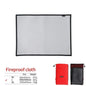 Outdoor Camping Fireproof Cloth BBQ Insulation Mat Flame Retardant Fiberglass Pad