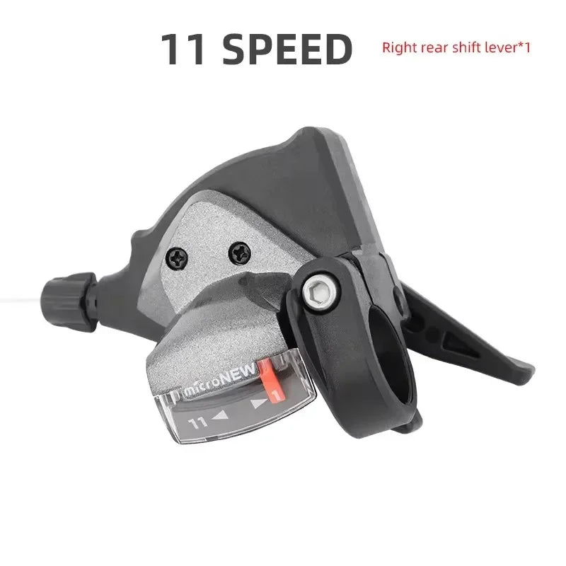 MicroNEW Mountain Bike Rear Derailleur 3x7 3x8 3x9 3x10 3x11 Speed with Internal Shift Cable MTB Bicycle Front Shifter
