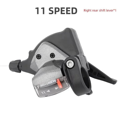 MicroNEW Mountain Bike Rear Derailleur 3x7 3x8 3x9 3x10 3x11 Speed with Internal Shift Cable MTB Bicycle Front Shifter