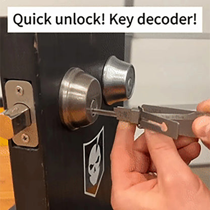Key Precision Hook Stainless Steel Locksmith Tool 304mm Easy Use