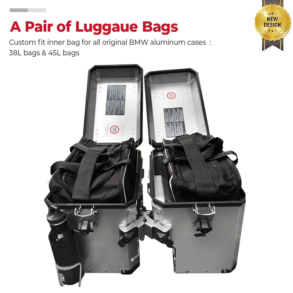 R1200GS R1250GS LC ADV Motorcycle Bag Saddle Inner Bags PVC luggage bags For BMW R1200GS LC Adv  R1200 GS F800GS Adventure ADV-EXPROTAS