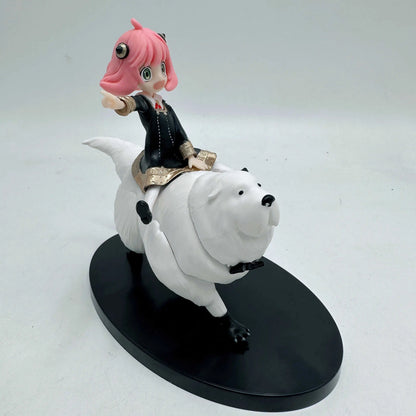 SPY×FAMILY Anya Forger with Bond Figure 14cm Anime Collectible Model