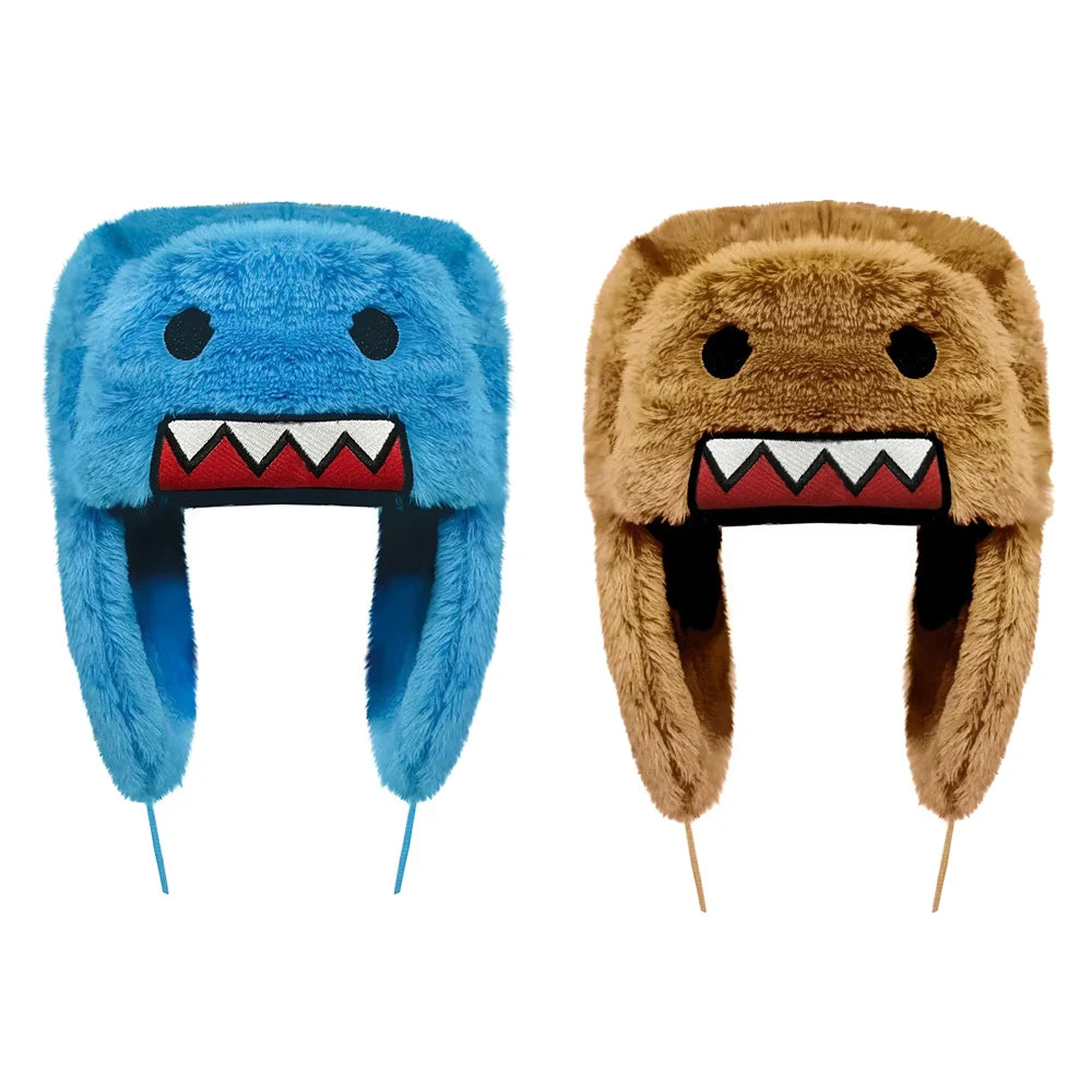 Winter Warm Sprint Hat for Kids Boys Girls Cartoon Anime Brown Ushanka