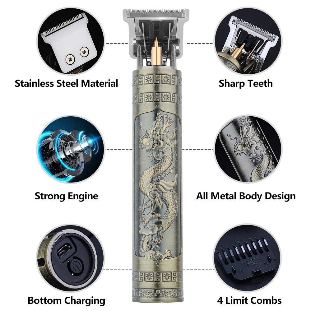 Retro T9 Original Haircutting Machine Electric Shaver for Sensitive Areas