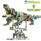 Mechanical Shark Building Set Animal Blocks Toy Gift Crocodile Frog Ray