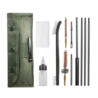 M4 Gun Brushes 10PCS Cleaning Kit for .22LR 5.56mm Lightweight Airsoft