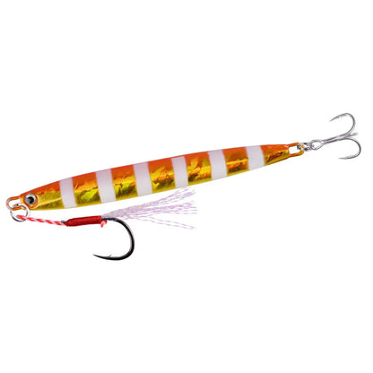 5Pcs Saltwater Fishing Metal Jig Lures 7G-60G Shore Casting Tackle