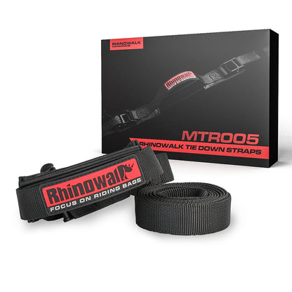 Motorcycle Tie-Down Strap Rhinowalk 2.5m Cam Buckle Cargo Luggage Belt