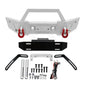 1/10 RC Crawler Metal Front & Rear Bumper Set w/ LED for Axial SCX10 III - EXPROTAS