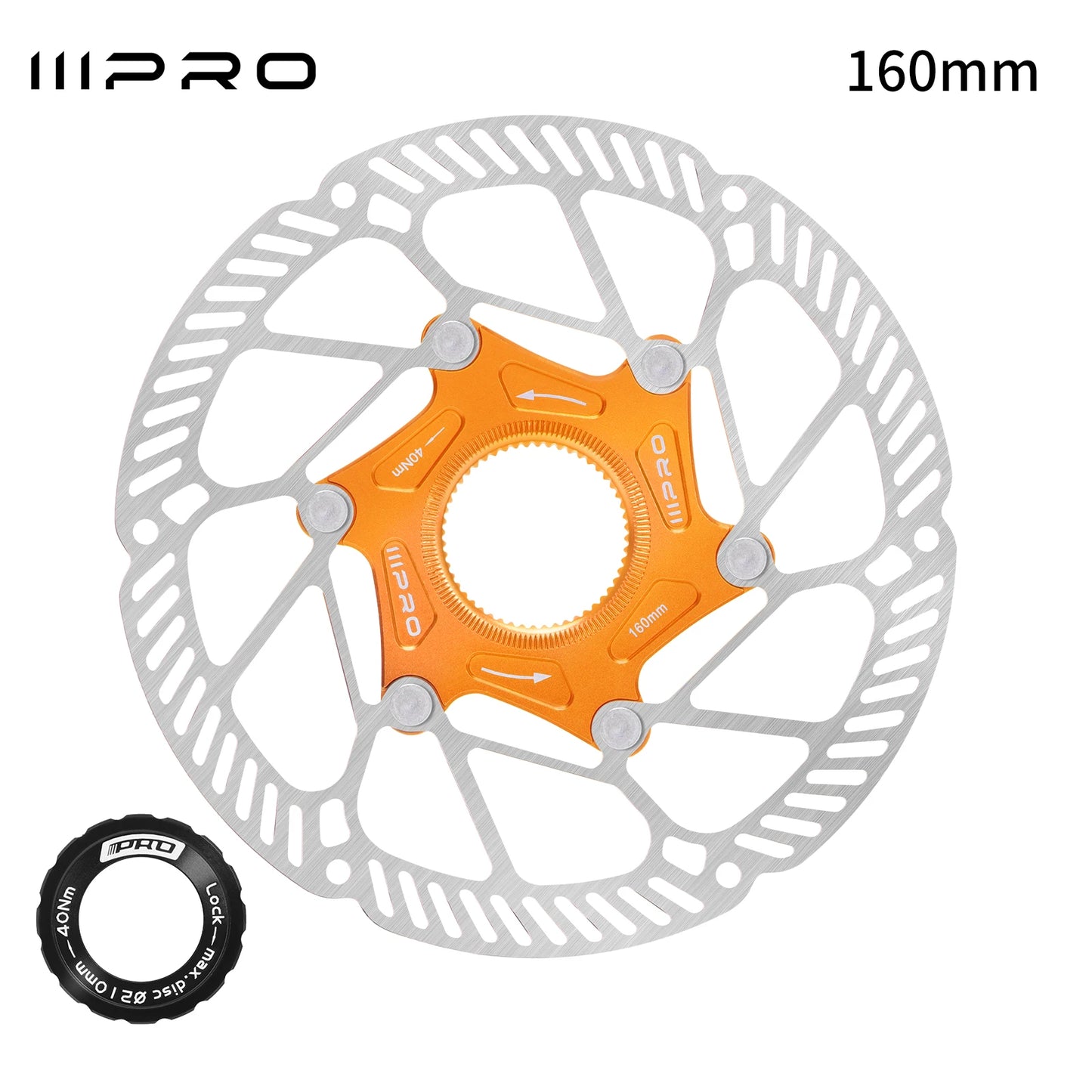 SNAIL Floating Disc Rotor 160/180/203mm 6-Bolt MTB Bicycle Brake Rotor