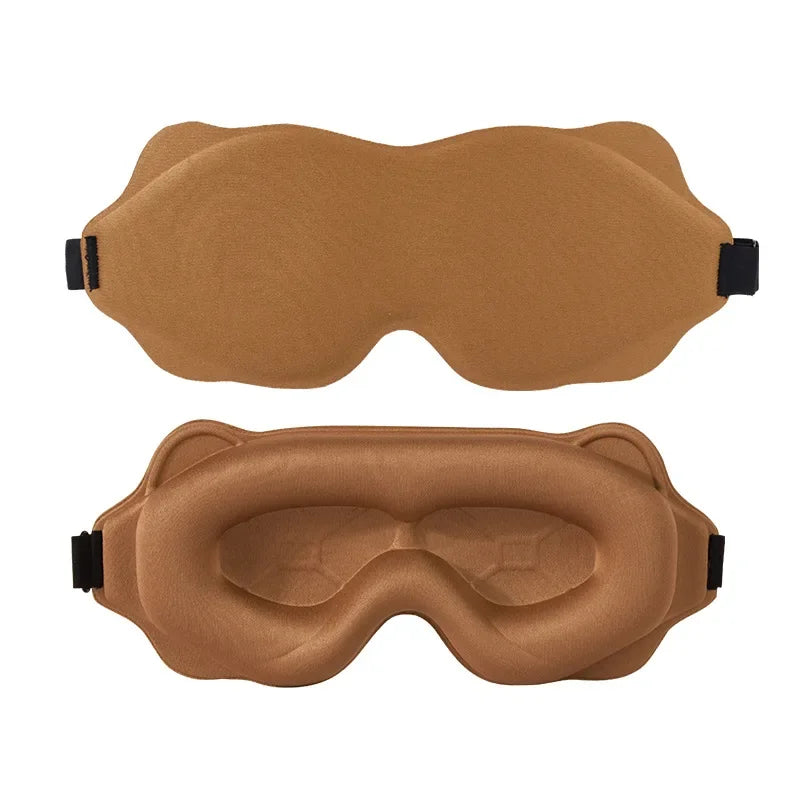 3D Block Out Light Eye Mask Soft Padded Sleep Cover for Travel