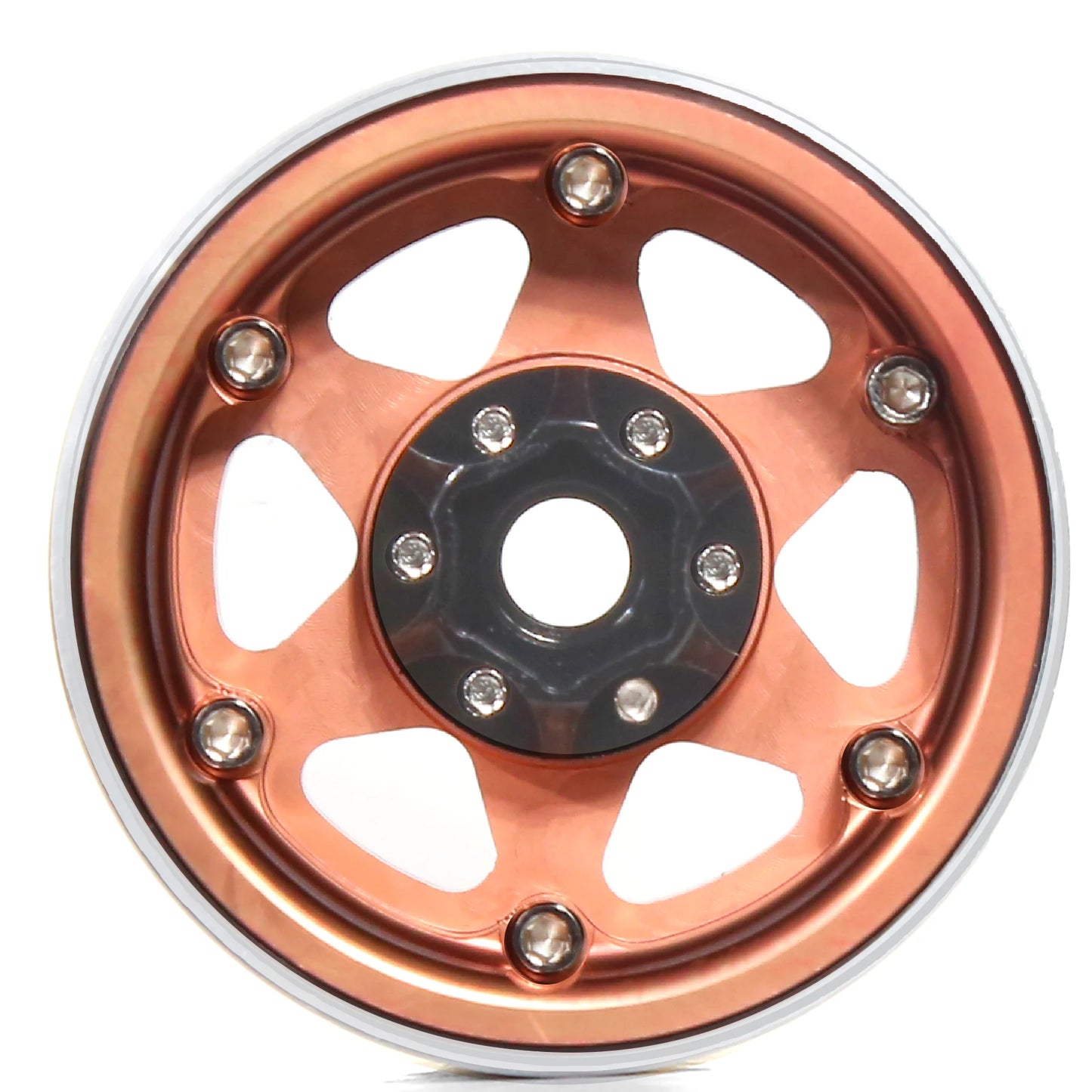 1.9" RC Beadlock Wheels | Metal Rim Tire Set for 1/10 TRX4 Axial D90 RC Crawlers