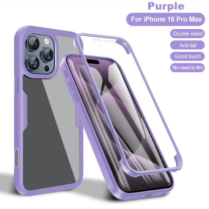 360 Full Body Clear MagSafe Case for iPhone 12-16 Pro Max Plus Bumper Cover
