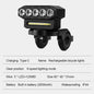USB Rechargeable Bike Light Front LED Headlight Torch Waterproof Bicycle Lamp